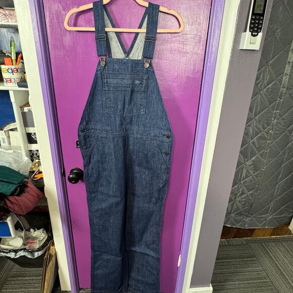 Patagonia Made in USA Denim Overalls XS Women’s Dyneema Workwear Organic Cotton - Picture 2 of 14